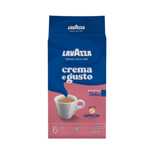 665458 Lavazza Crema e Gusto Dolce, gemahlen, 250g